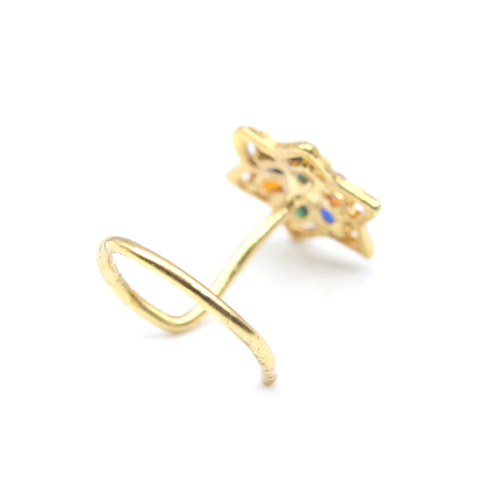 Star Style Indian Nose Ring/Stud - Image 3