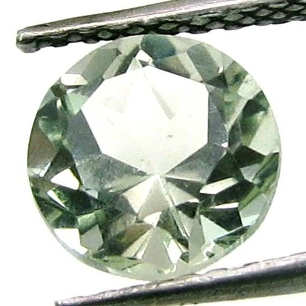 Superb 2.05Ct Natural Green Amethyst Round Cut Gemstone - Image 2