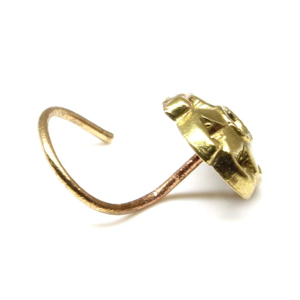 Traditional Indian Flower nose stud - Image 3