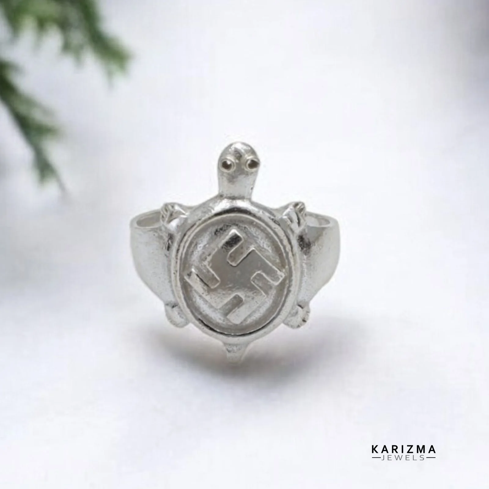 Trendy Real Silver Turtle Style Fashion Ring - Image 2