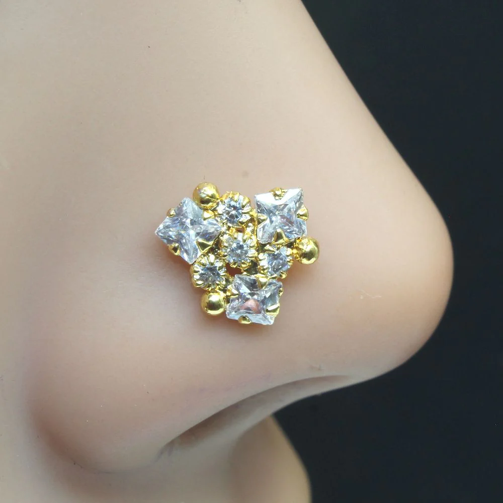Unique floral nose piercing For Gifts - Image 2