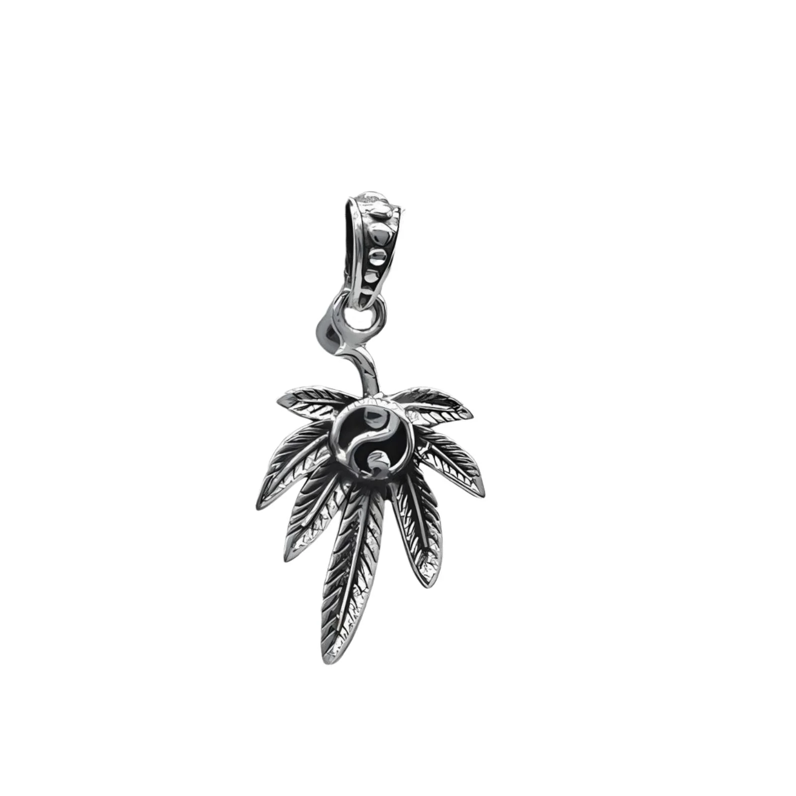 Unique Style Palm Tree Real Silver Unisex Pendant - Image 4