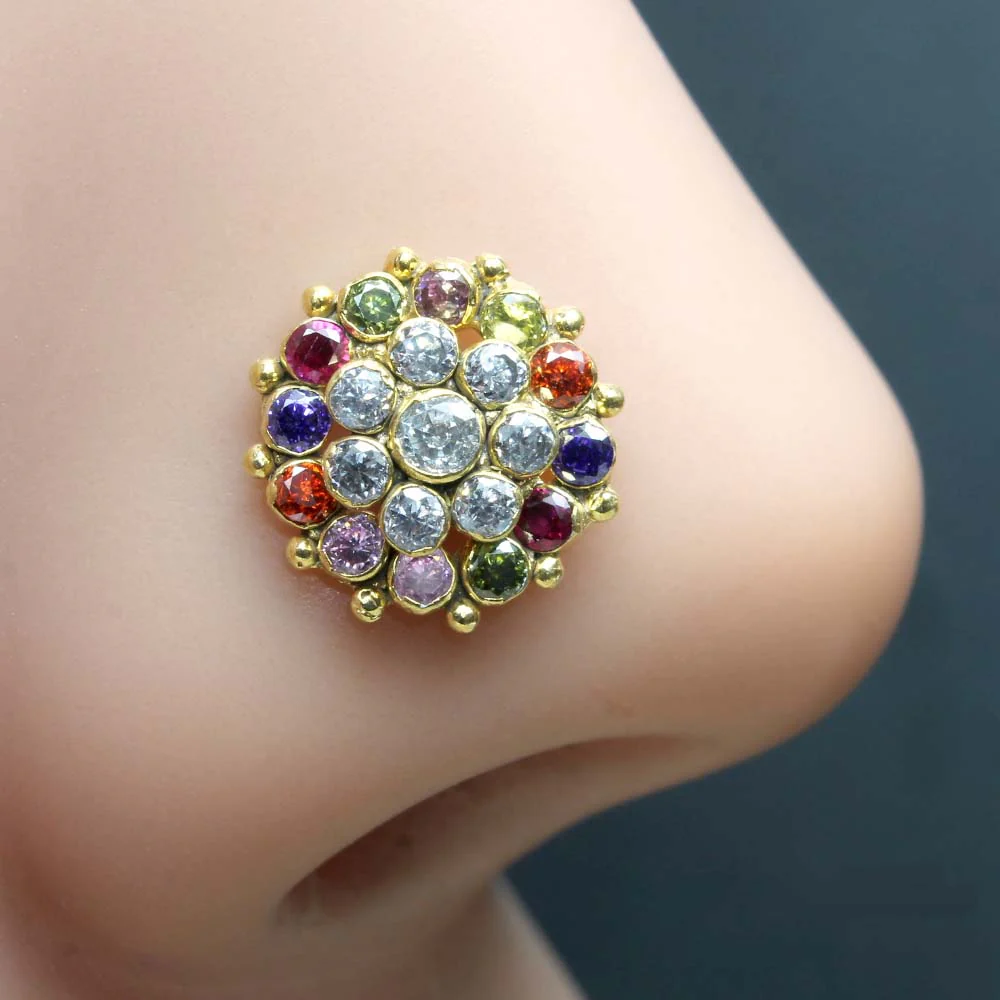 Wheel style L bend nose stud