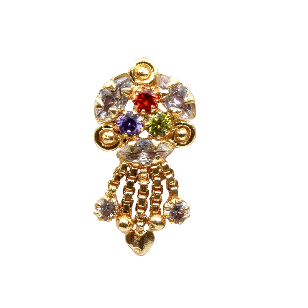 Women dangle luxury nose pin - Image 2
