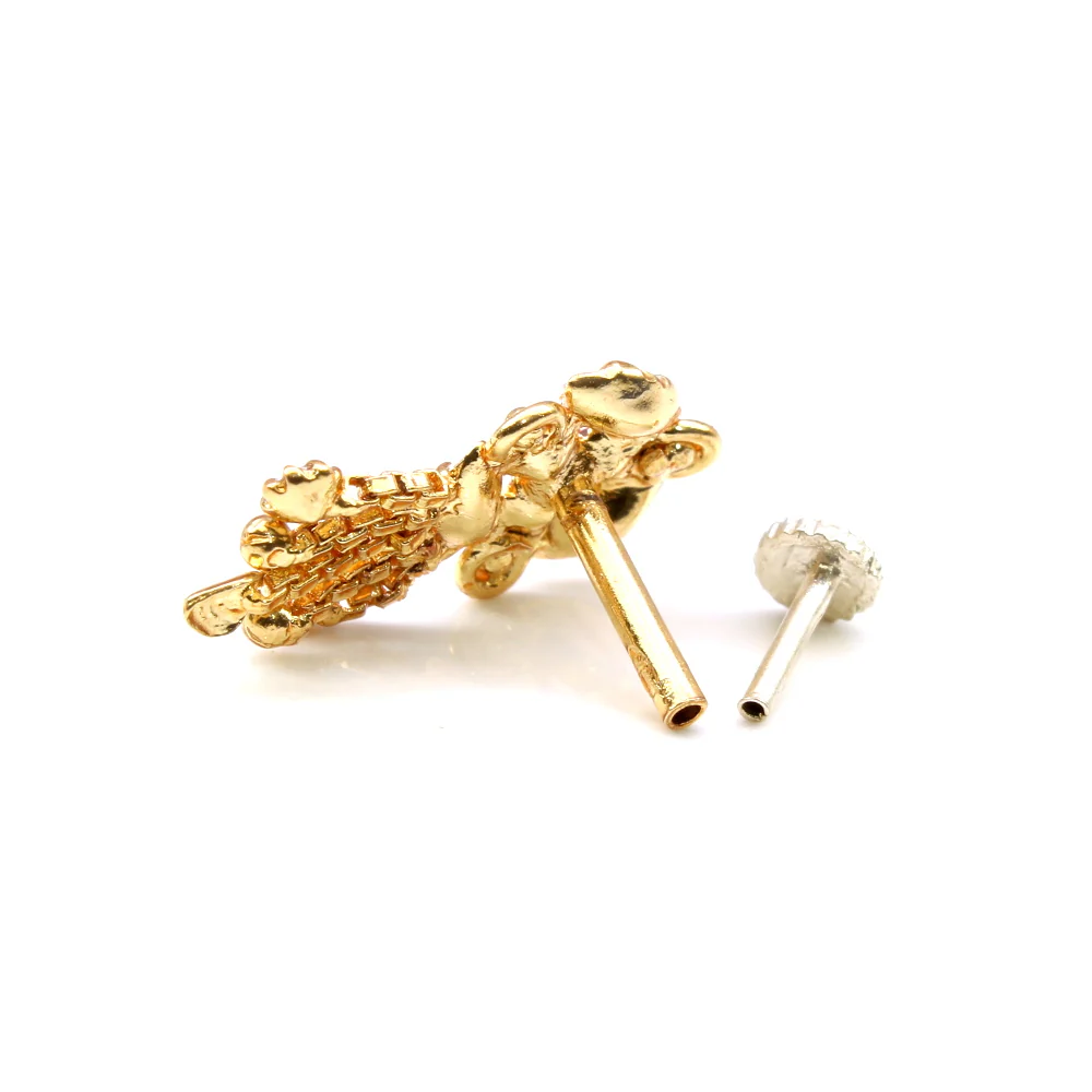 Women dangle luxury nose pin - Image 3